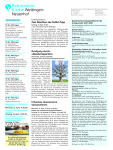 Vorderseite April 2026