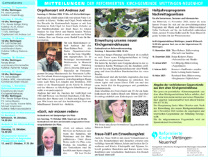 Vorderseite Oktober 2026